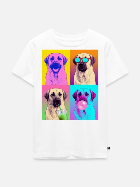 Hunde Kangal Hund - Kinder Premium Bio T-Shirt - Weiß