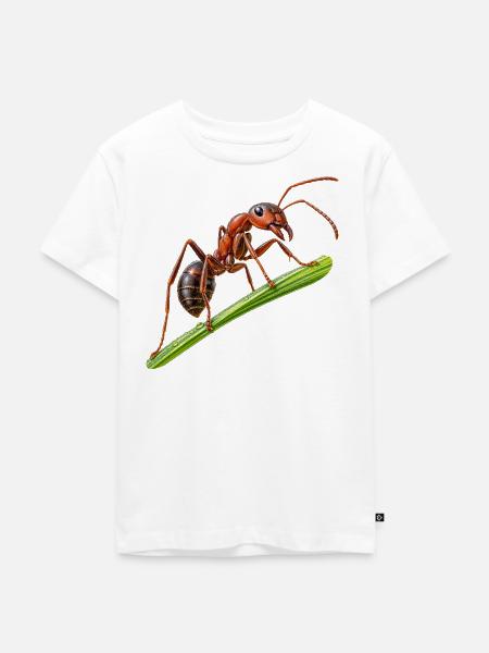 Ameise - Kinder Premium Bio T-Shirt - Weiß