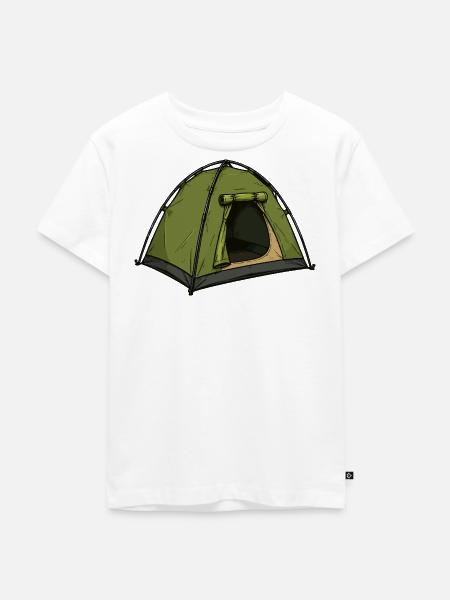 zelt - Kinder Premium Bio T-Shirt - Weiß