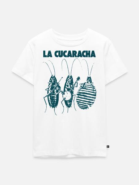 La Cucaracha Band - Kinder Premium Bio T-Shirt - Weiß
