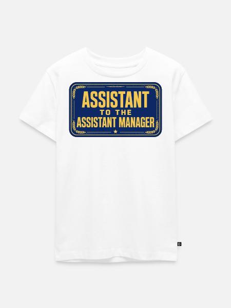 Assistent des stellvertretenden Managers - Kinder Premium Bio T-Shirt - Weiß
