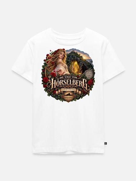 Der Hörselberg – Thüringer Sage - Kinder Premium Bio T-Shirt - Weiß