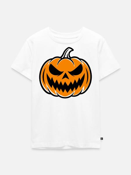 Kurbis - Kinder Premium Bio T-Shirt - Weiß