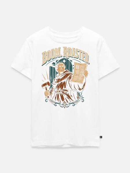 Boom Geröstet - Kinder Premium Bio T-Shirt - Weiß