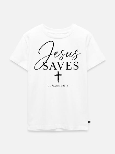 Jesus rettet die Römer - Kinder Premium Bio T-Shirt - Weiß