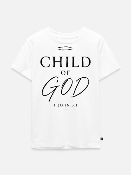 Kind Gottes - Kinder Premium Bio T-Shirt - Weiß