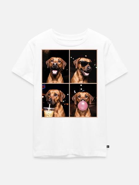 Hunde Rhodesian Ridgeback Hund - Kinder Premium Bio T-Shirt - Weiß
