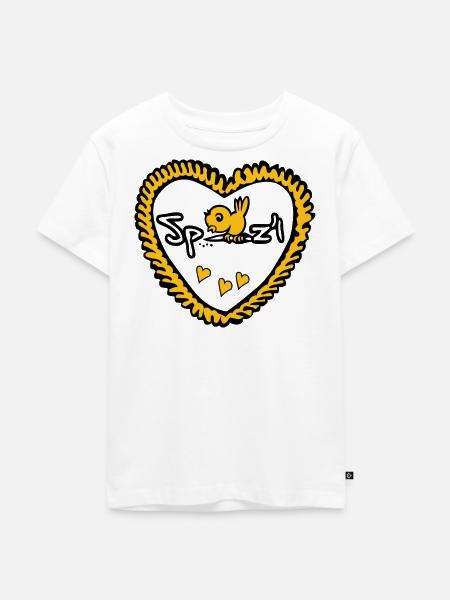 Spatzl - Kinder Premium Bio T-Shirt - Weiß