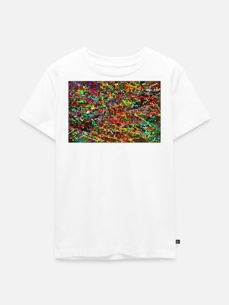 dichte_schichtungen - Kinder Premium Bio T-Shirt - Weiß