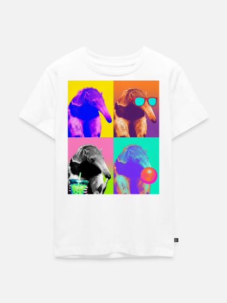 Ameisenbären Ameisenbär - Kinder Premium Bio T-Shirt - Weiß