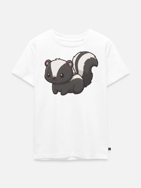 Stinktier - Kinder Premium Bio T-Shirt - Weiß