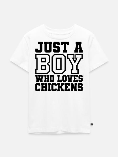 Huhn Spruch Humor - Kinder Premium Bio T-Shirt - Weiß
