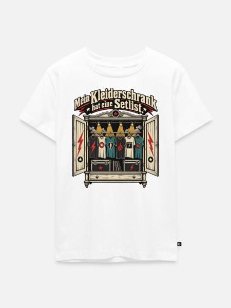 Setlist Konzert Musikfan Bandsammler - Kinder Premium Bio T-Shirt - Weiß
