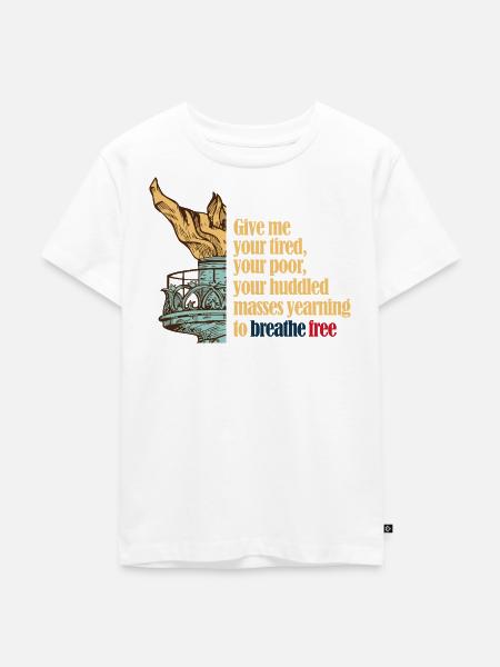 Gib mir deine Müdigkeit - Kinder Premium Bio T-Shirt - Weiß