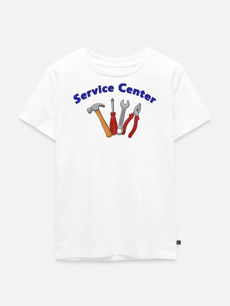 Service Center - Kinder Premium Bio T-Shirt - Weiß