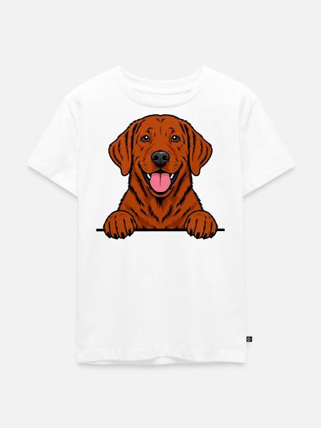 Foxred Labrador - Kinder Premium Bio T-Shirt - Weiß