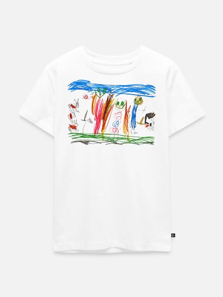 Kindertraum Gartenzauber - Kinder Premium Bio T-Shirt - Weiß