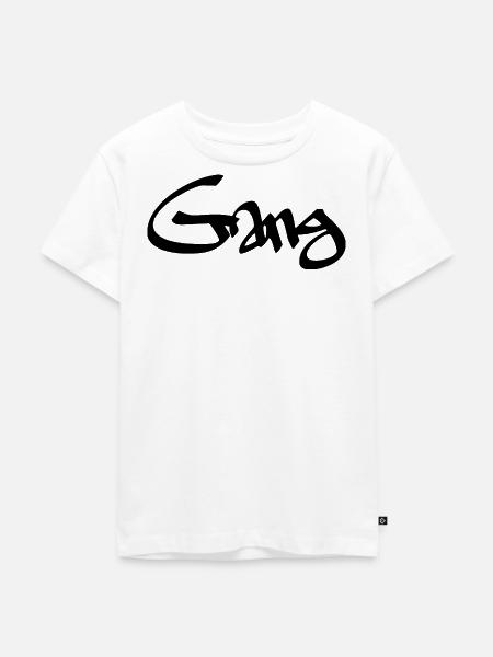 Gang - Kinder Premium Bio T-Shirt - Weiß