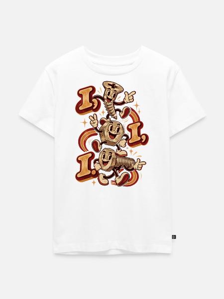 Schraubenfreunde: Retro-Charme - Kinder Premium Bio T-Shirt - Weiß