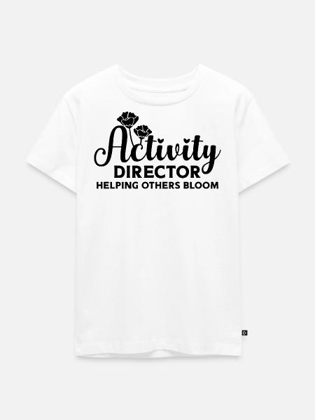 Activity Director Blumen - Kinder Premium Bio T-Shirt - Weiß