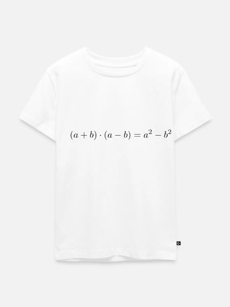 3. Binomische Formel - Kinder Premium Bio T-Shirt - Weiß