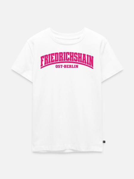 Friedrichshain - Ost-Berlin - Bezirk - Deutschland - Kinder Premium Bio T-Shirt - Weiß
