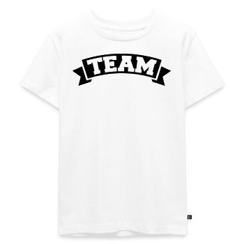 team - Kinder Premium Bio T-Shirt - Weiß - Vorne - Hailey (125cm)