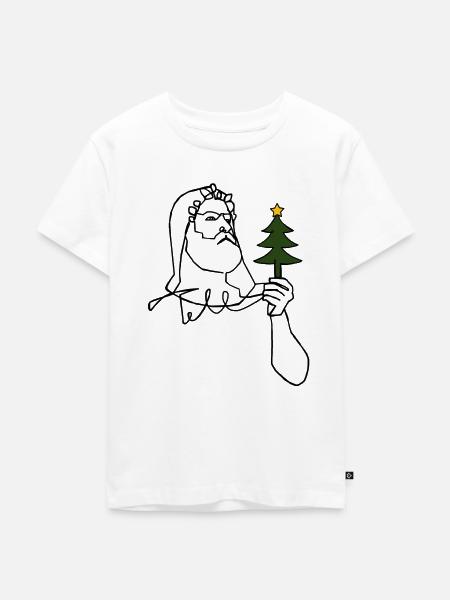 Weihnachten mit Tell - Kinder Premium Bio T-Shirt - Weiß