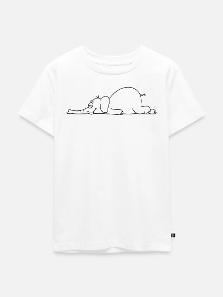 Lustig - Kinder Premium Bio T-Shirt - Weiß