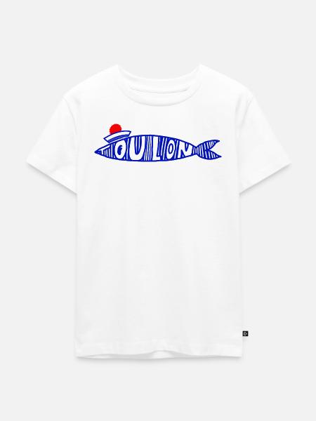 Sardine Toulon - Kinder Premium Bio T-Shirt - Weiß
