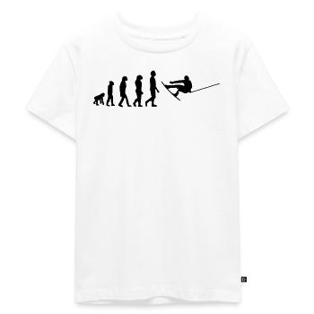Wakeboard,Shred,Wakeboarder,Wakeboarding,Wake - Kids Premium Organic T-Shirt - white - Front - Hailey (125cm)