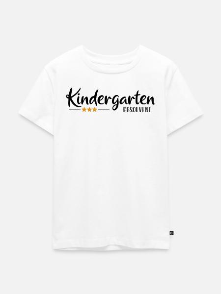 Kindergarten Absolvent - Einschulung - Kita - Kinder Premium Bio T-Shirt - Weiß