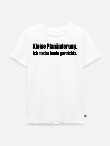 Planaenderung - Kinder Premium Bio T-Shirt - Weiß