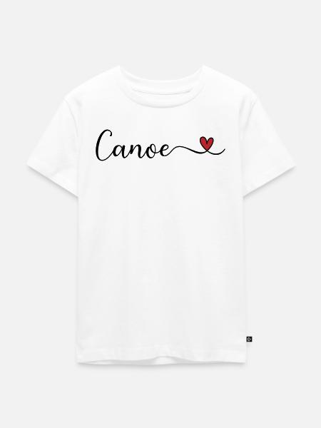 Kanu - Kinder Premium Bio T-Shirt - Weiß