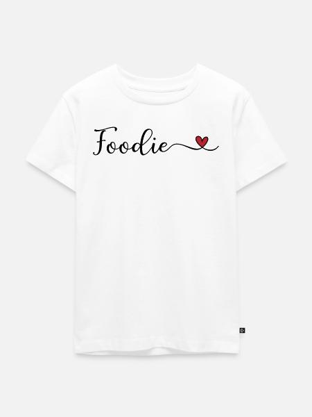 Foodie - Kinder Premium Bio T-Shirt - Weiß