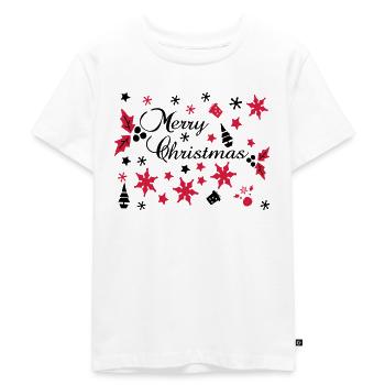 Merry Christmas decoration sets - Kids Premium Organic T-Shirt - white - Front - Hailey (125cm)