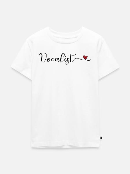 Sänger - Kinder Premium Bio T-Shirt - Weiß