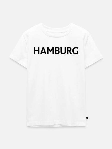 Hamburg - Kinder Premium Bio T-Shirt - Weiß