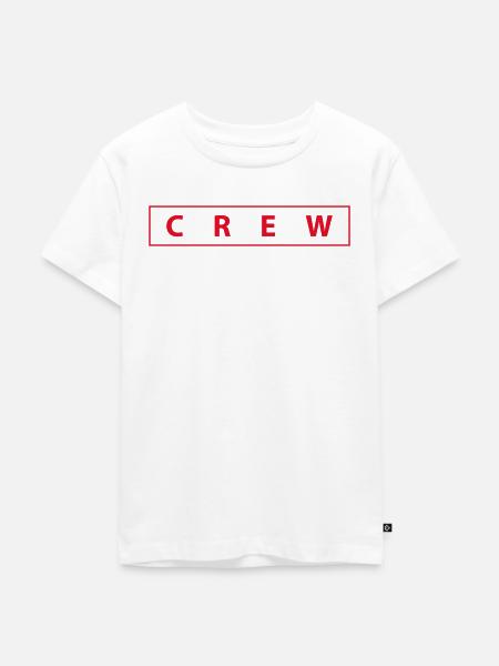 crew - Kinder Premium Bio T-Shirt - Weiß