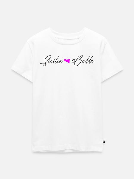 sicilia_bedda - Kinder Premium Bio T-Shirt - Weiß