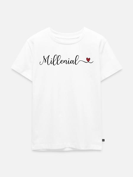Millenial - Kinder Premium Bio T-Shirt - Weiß