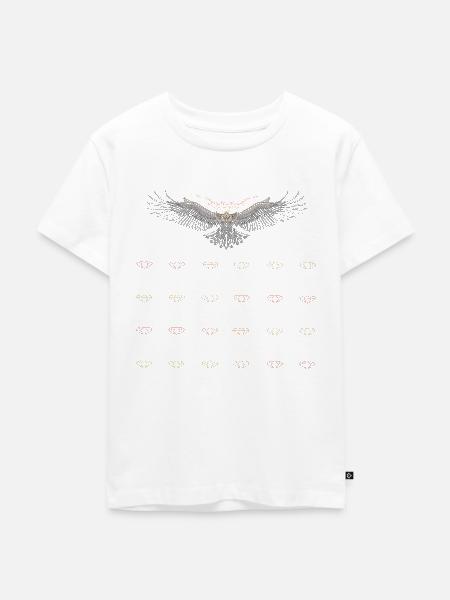 Legle-Diamant auf Weiß - Kinder Premium Bio T-Shirt - Weiß