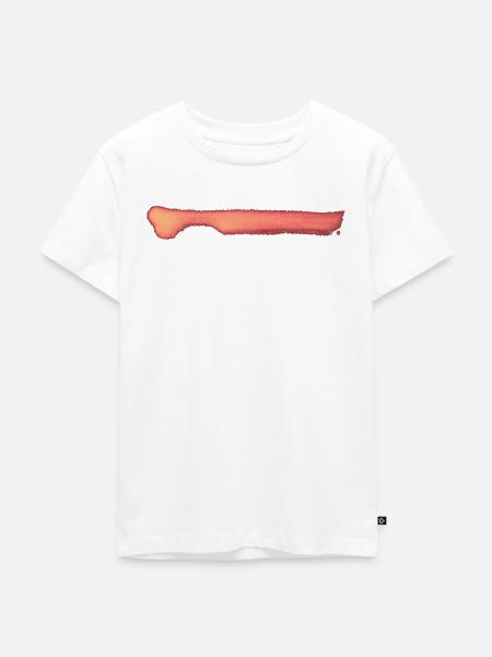 Farbe Tusche Streifen - Kinder Premium Bio T-Shirt - Weiß