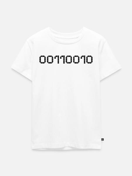 Binäre Schreibweise - 50 - Kinder Premium Bio T-Shirt - Weiß