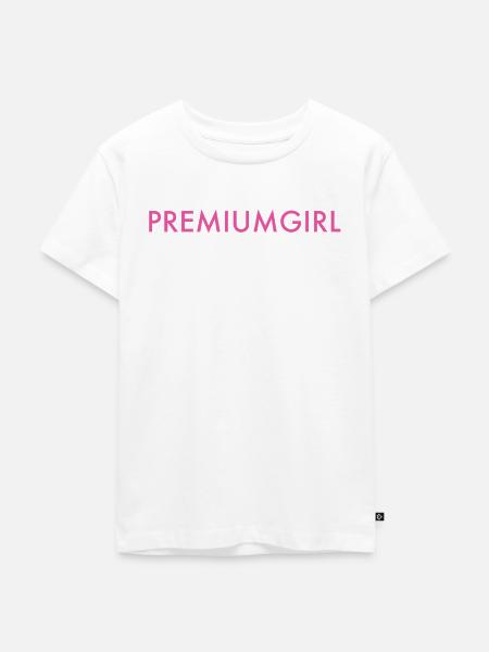 Premiumgirl - Kinder Premium Bio T-Shirt - Weiß