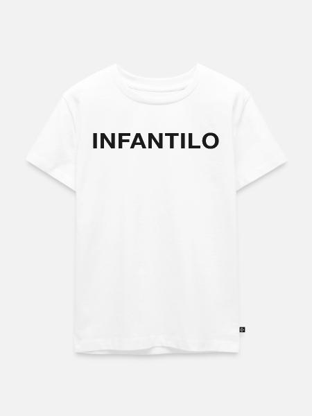INFANTILO_OL - Kinder Premium Bio T-Shirt - Weiß