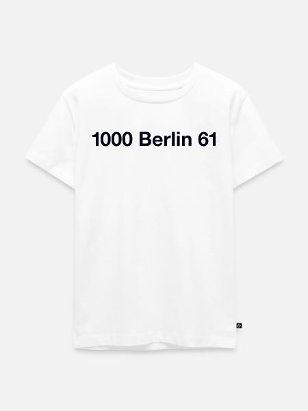 Berlin 61 Kreuzberg - Kinder Premium Bio T-Shirt - Weiß
