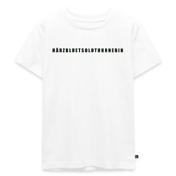Härzbluetsolothurnerin Kanton Solothurn - Kinder Premium Bio T-Shirt - Weiß - Vorne - Hailey (125cm)