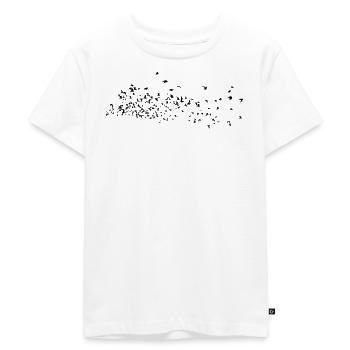 Des Animaux Oiseaux - T-shirt Premium bio Enfant - blanc - Devant - Hailey (125cm)