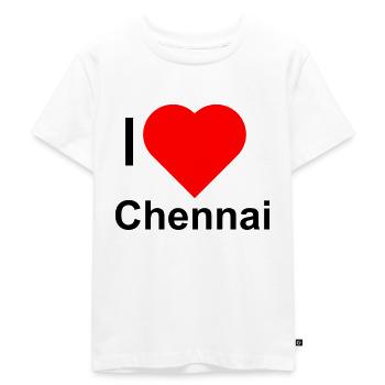 J’ADORE Chennai - T-shirt Premium bio Enfant - blanc - Devant - Hailey (125cm)